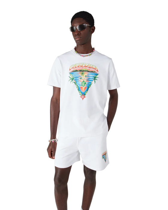 Casablanca Innocence Triangle Classic T-shirt White