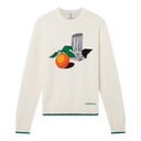 Casablanca Intarsia Jumper White