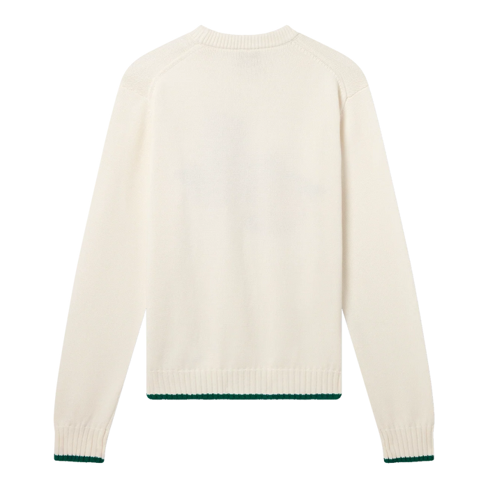 Casablanca Intarsia Jumper White