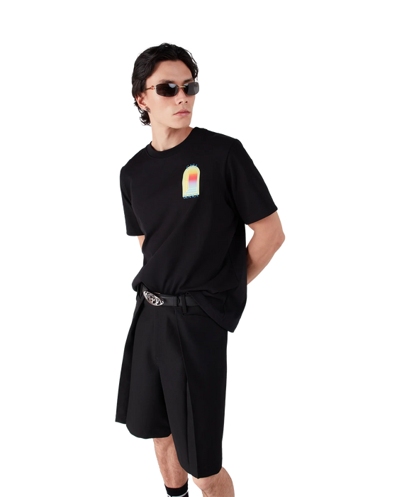 Casablanca L’Arche Short Sleeve T-shirt Black