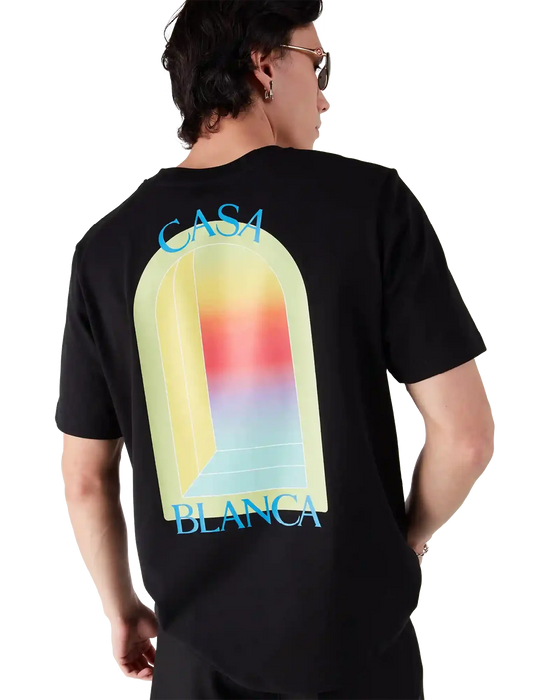 Casablanca L’Arche Short Sleeve T-shirt Black