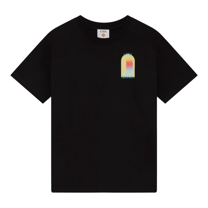 Casablanca L’Arche Short Sleeve T-shirt Black