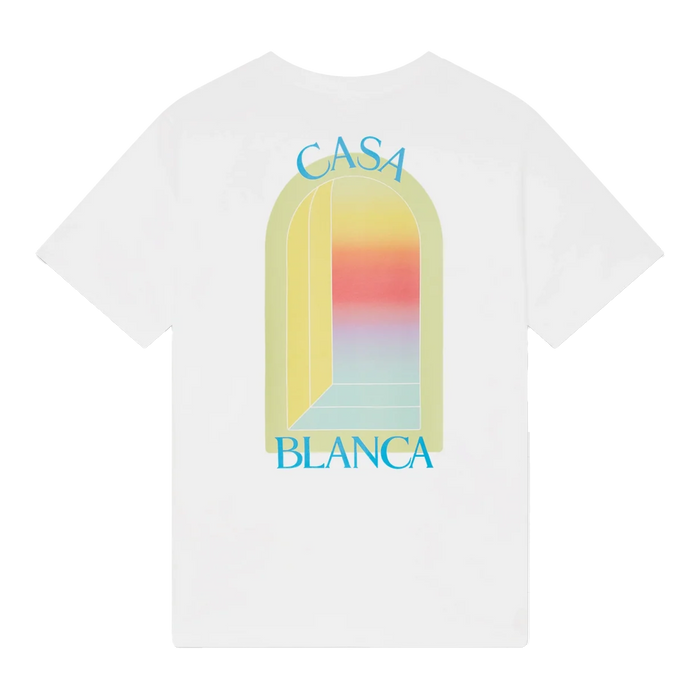 Casablanca L’Arche Short Sleeve T-shirt White