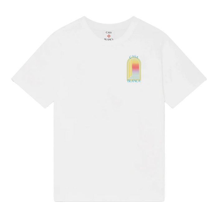 Casablanca L’Arche Short Sleeve T-shirt White