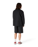 Casablanca Laser Monogram Denim Shorts Black