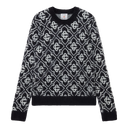 Casablanca Mohair Monogram Jumper Black