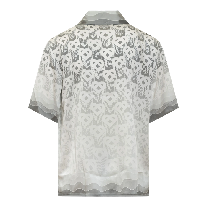 Casablanca Monogram-print Silk Shirt