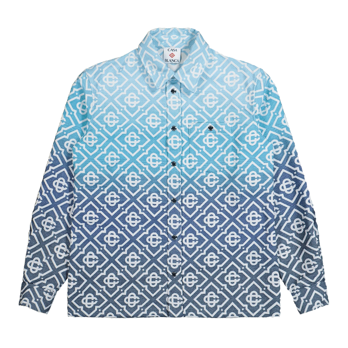 Casablanca Monogram Gradient Jacquard Shacket