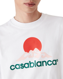 Casablanca Montagne Short-Sleeve T-Shirt White