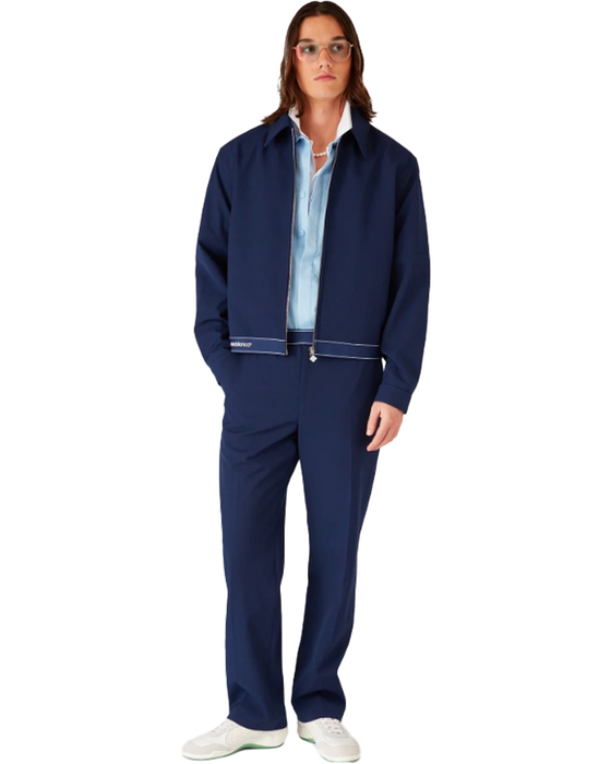 Casablanca Navy Wool Sports Jacket