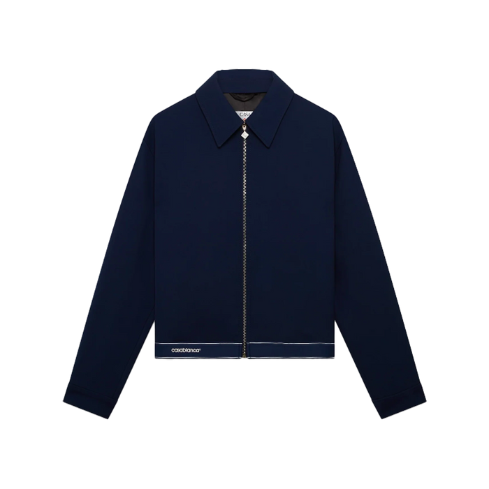 Casablanca Navy Wool Sports Jacket