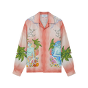 Casablanca Paix Et Amour Tennis Club Silk Shirt - True to Sole - 1