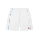 Casablanca Poly Tafetta Mens Printed Windbreaker Shorts Midnight Acropolis
