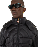 Casablanca Quilted Puffer Jacket Black