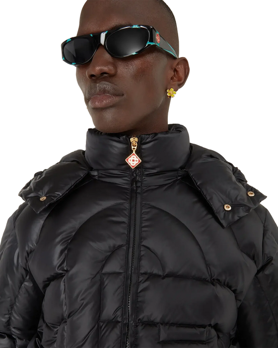 Casablanca Quilted Puffer Jacket Black