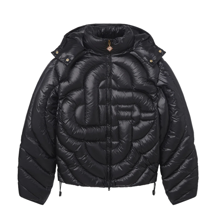 Casablanca Quilted Puffer Jacket Black