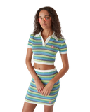 Tricou polo Casablanca cu dungi