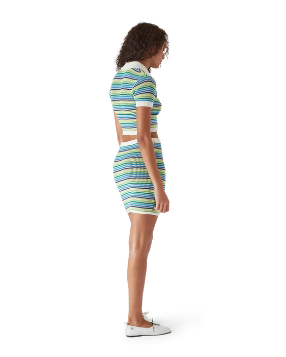 Casablanca Stripe Skirt