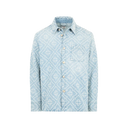 Casablanca Shirt Denim Pearl Monogram