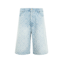 Casablanca Short Denim Pearl Monogram