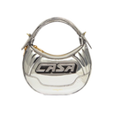 Casablanca Silver Biker Bag