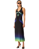Casablanca Draped Maxi Dress