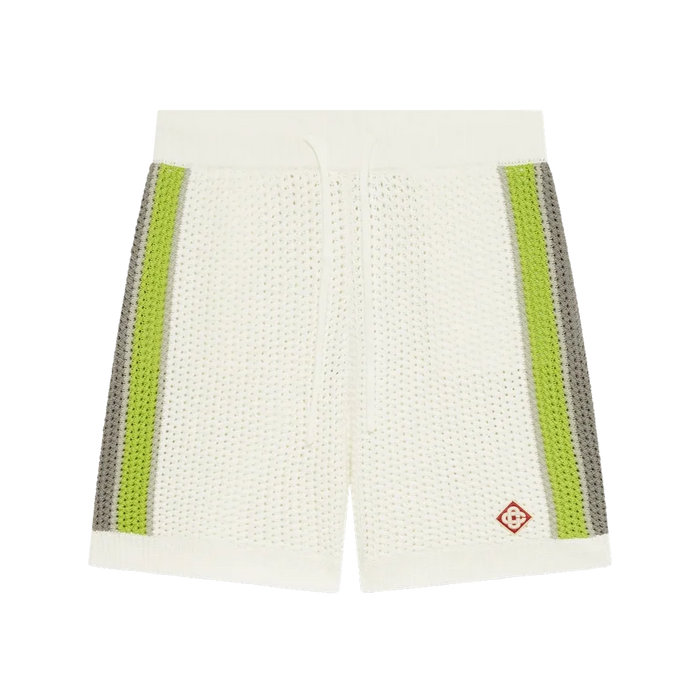 Casablanca Stripe Crochet Shorts