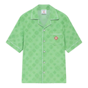 Casablanca Towelling Monogram Shirt Green
