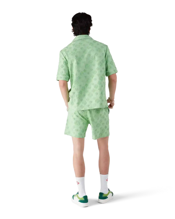 Casablanca Towelling Monogram Shirt Green