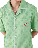 Cămașă Casablanca Towelling Monogram Verde