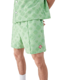 Pantaloni scurți Casablanca Towelling Monogram Verde