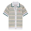 Casablanca Tuck Stitch Short Sleeve Shirt