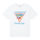 Casablanca Tennis Club Icon Short-Sleeve T-Shirt White