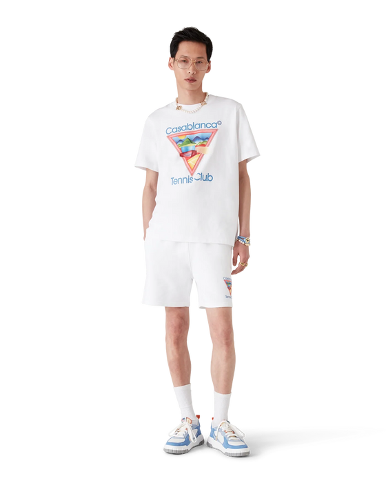 Casablanca Tennis Club Icon Short-Sleeve T-Shirt White