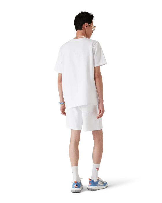 Casablanca Tennis Club Icon Short-Sleeve T-Shirt White