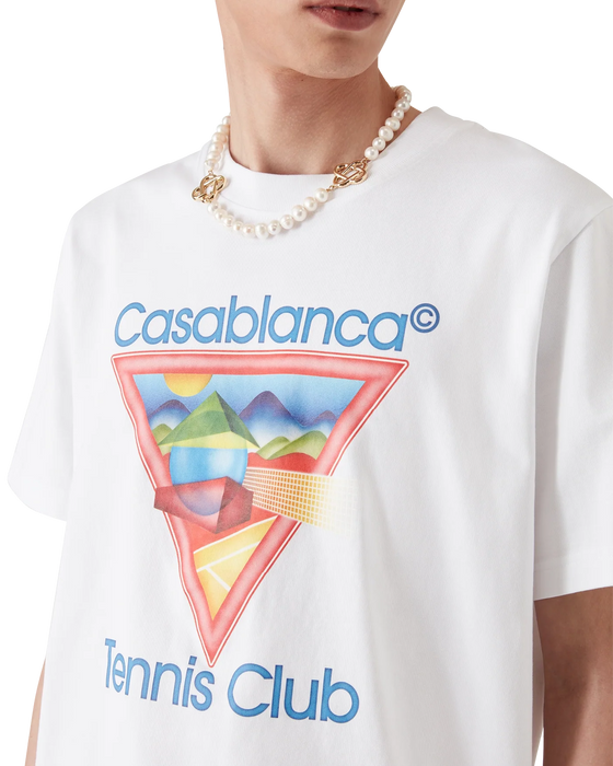 Casablanca Tennis Club Icon Short-Sleeve T-Shirt - True to Sole