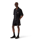 Casablanca bonded wool (Towelling Monogram Shirt Black)