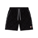 Casablanca Towelling Monogram Shorts Black