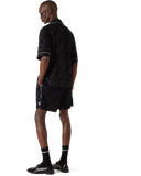 Casablanca Towelling Monogram Shorts Black