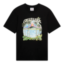 Casablanca Volcano Printed Classic T-shirt Black