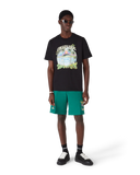 Casablanca Volcano Printed Classic T-shirt Black
