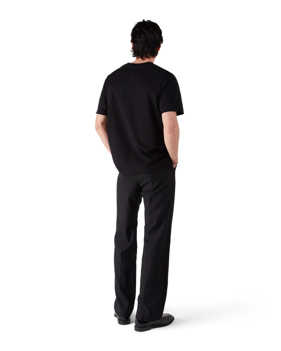 Casablanca Warped Logo Short Sleeve T-shirt Black