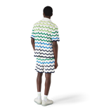 Casablanca Wave Short Sleeve Knitted Shirt