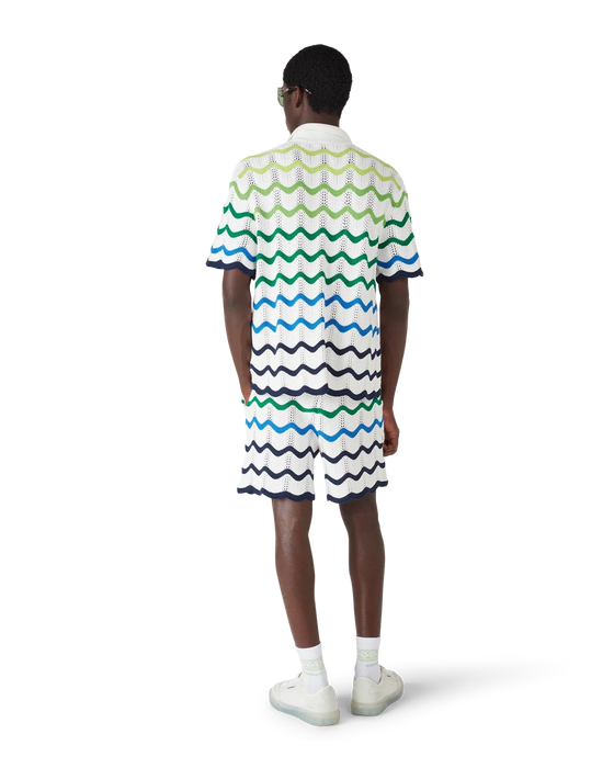 Casablanca Wave Knitted Shorts