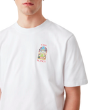 Casablanca White Tennis Landscape Short Sleeve T‑Shirt