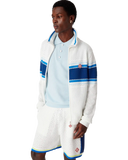 Casablanca White & Blue Striped Mesh Track Jacket