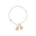 Casablanca White & Gold Icon Pearl Necklace