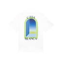 Casablanca White & Lime Arches Short Sleeve T‑Shirt