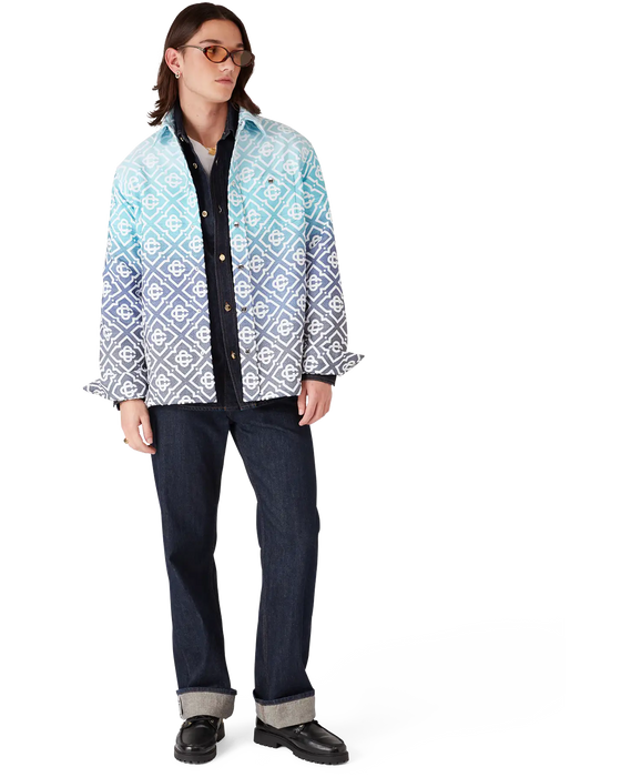 Casablanca Monogram Gradient Jacquard Shacket