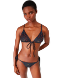 Casablanca Monogram String Bikini Top